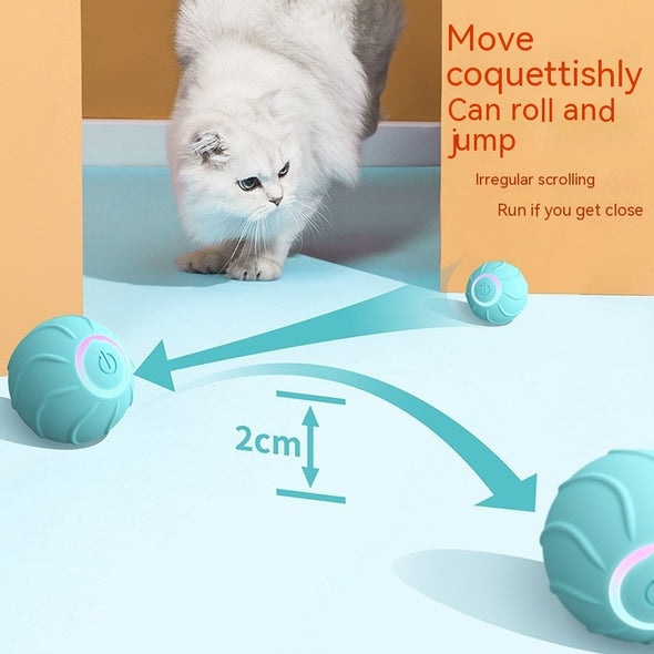 Cat Automatic Bouncing Smart  Rolling Ball Toy