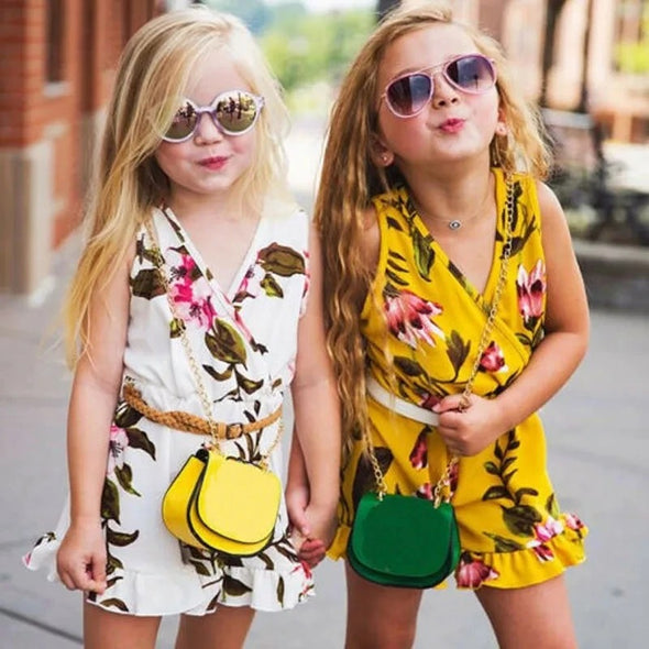 Girls Summer Floral Outfits Clothes
