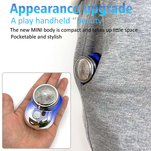 Mini Portable Rechargeable USB Electric Shaver