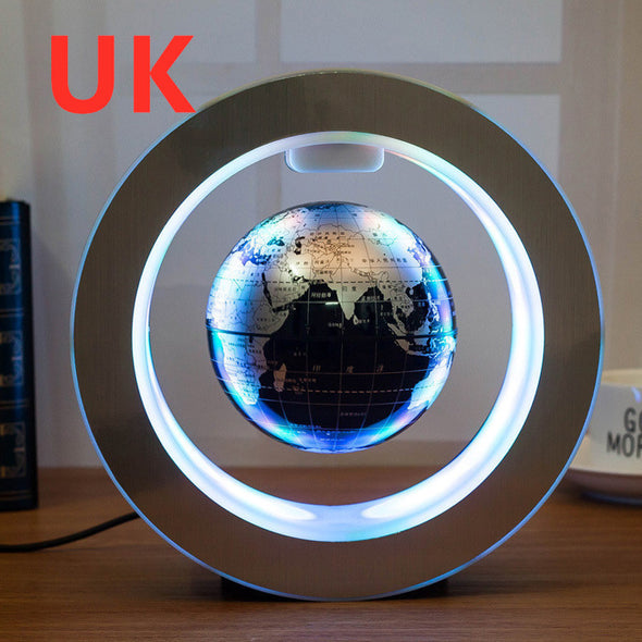 Round LED Floating Magnetic World Map Globe