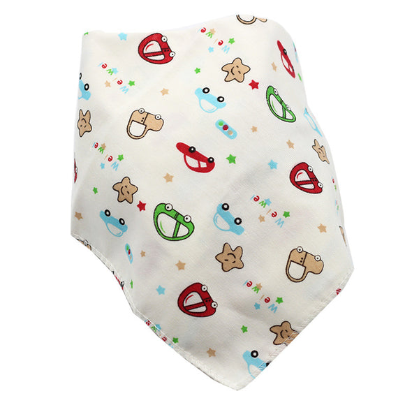 Baby Triangle Cotton Cartoon Bib