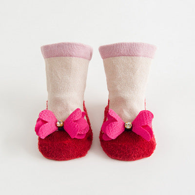 Baby Stitching doll  Floor Socks