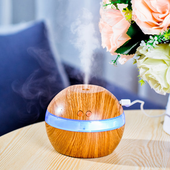 300ml Wood Grain Humidifier