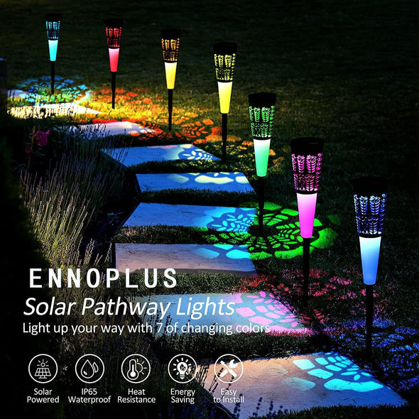 Outdoor Garden Solar Decorative Colorful Lights
