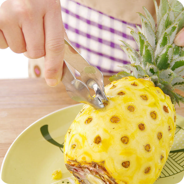 Kitchen Stainless Steel Pineapple Eye-removing Clip