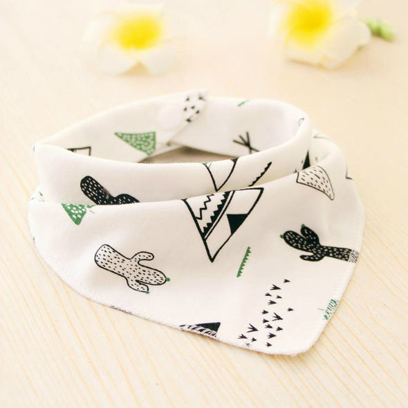 Baby Triangle Cotton Cartoon Bib