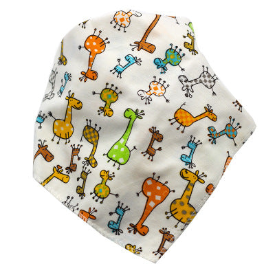 Baby Triangle Cotton Cartoon Bib