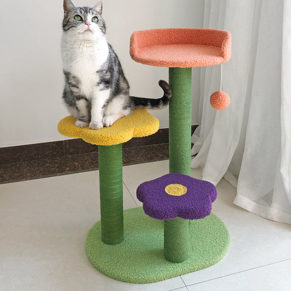 Cat Wear-resistant Tower Scratch Board Toy
