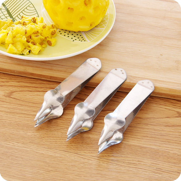 Kitchen Stainless Steel Pineapple Eye-removing Clip