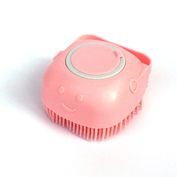 Dog Silicone Bath Shampoo Grooming Massage Brush