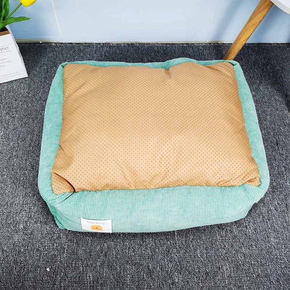 Pet Fabric Printing Square Warm Bed