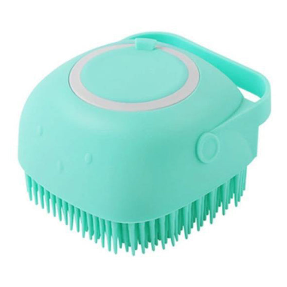 Dog Silicone Bath Shampoo Grooming Massage Brush