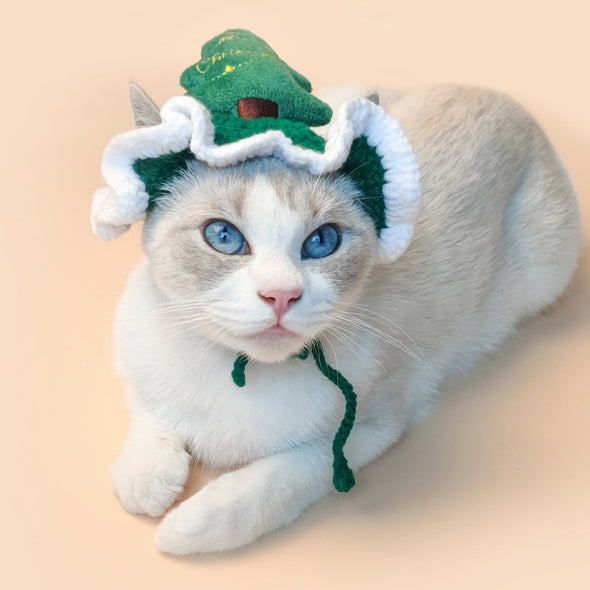 Cat Christmas Tree  Head Cover