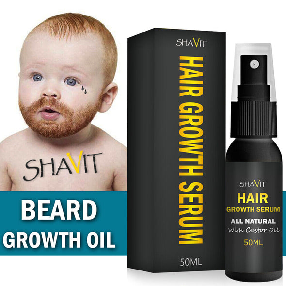 Mens Beard Growth Serum Fast Growing Oil