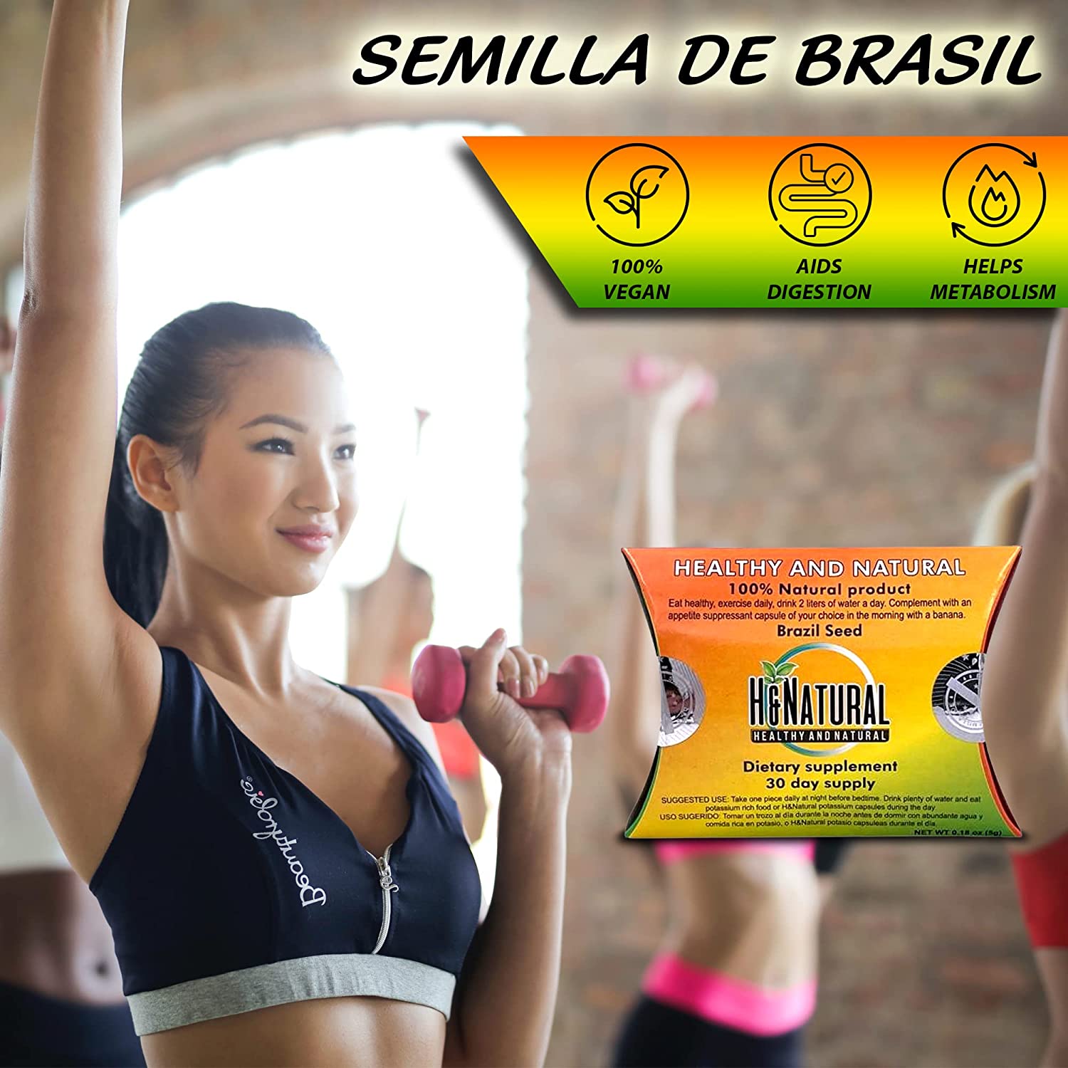 Semilla de Brazil 100% Authentic Brasil Seed Supplement Yellow Box!